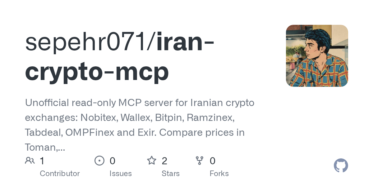 Iran Crypto MCP — Development skill for Claude Code