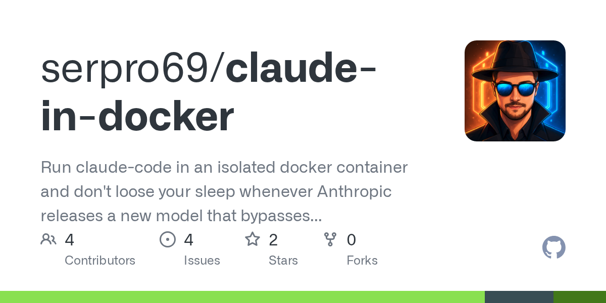 Claude In Docker — DevOps skill for Claude Code