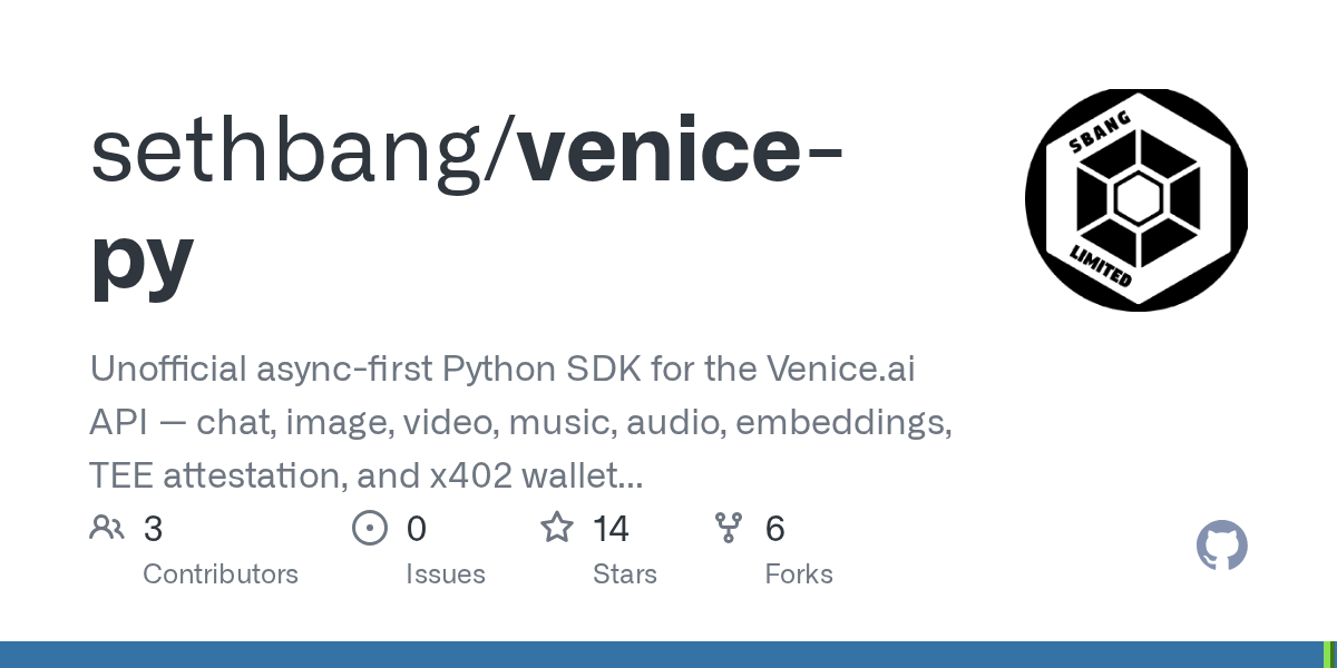 Venice Py — AI skill for Claude Code