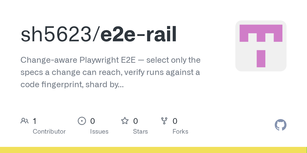 E2e Rail — Testing skill for Claude Code