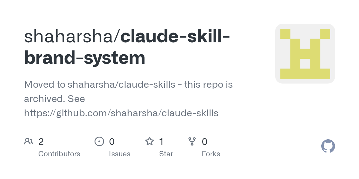Claude Skill Brand System — Git skill for Claude Code