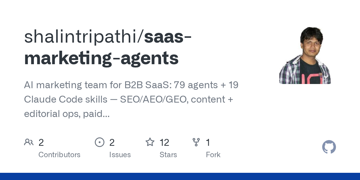 SaaS Marketing Agents — AI skill for Claude Code
