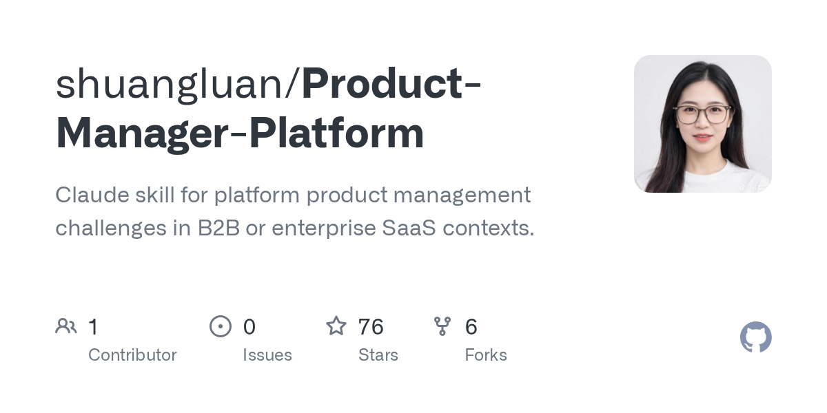 Product Manager Platform — Development skill for Claude Code