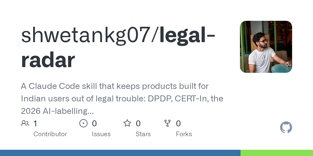 Legal Radar — AI skill for Claude Code
