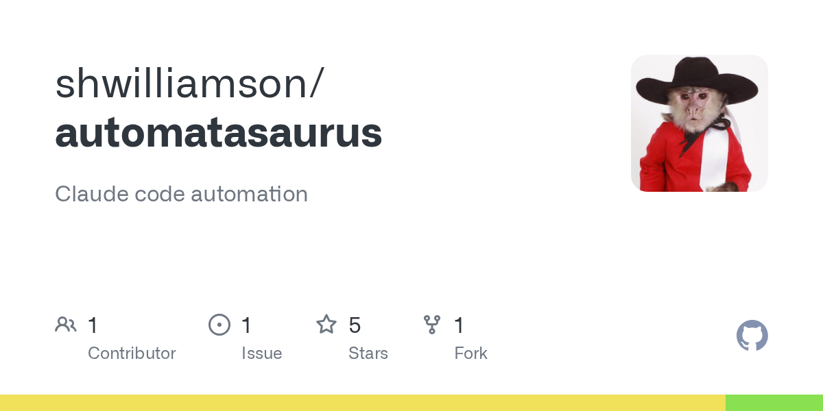 Automatasaurus Development Guide — Git skill for Claude Code