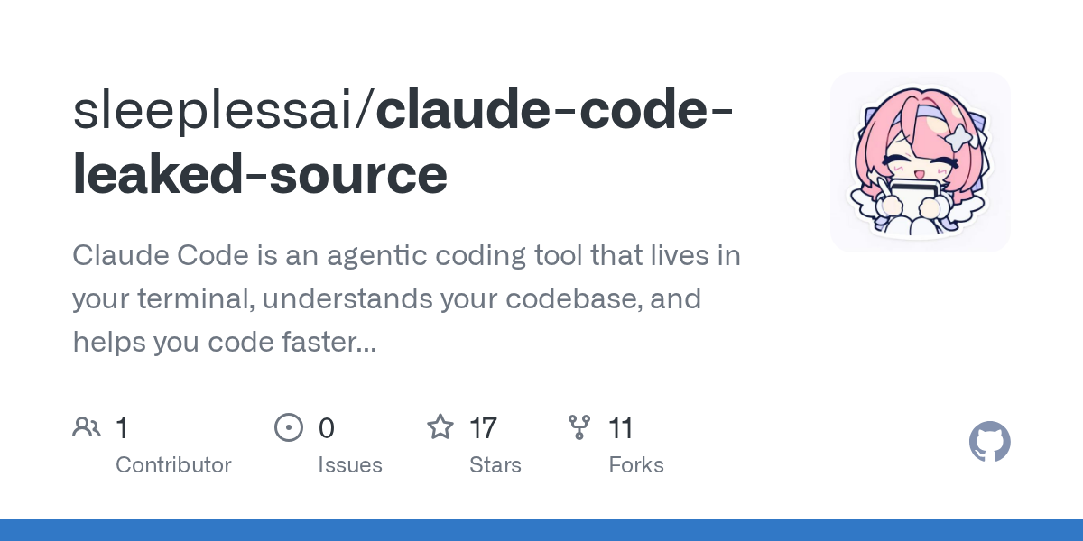 Claude Code Leaked Source — Git skill for Claude Code