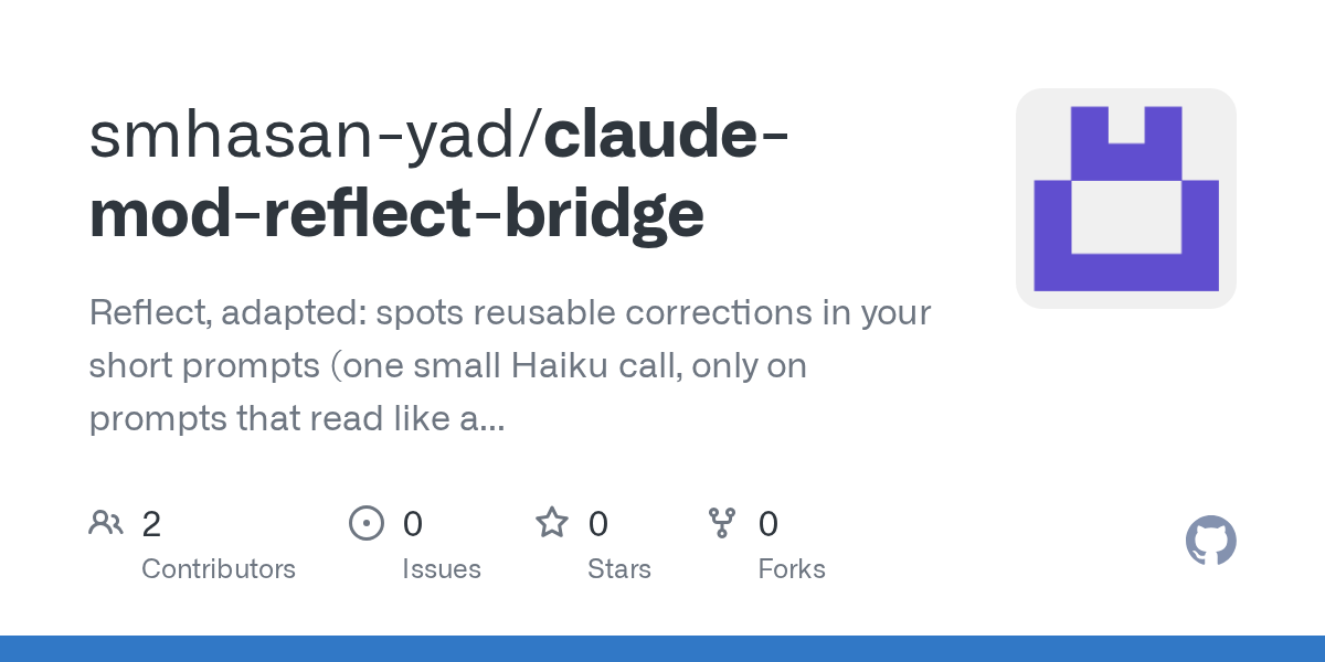 Claude Mod Reflect Bridge — Development skill for Claude Code