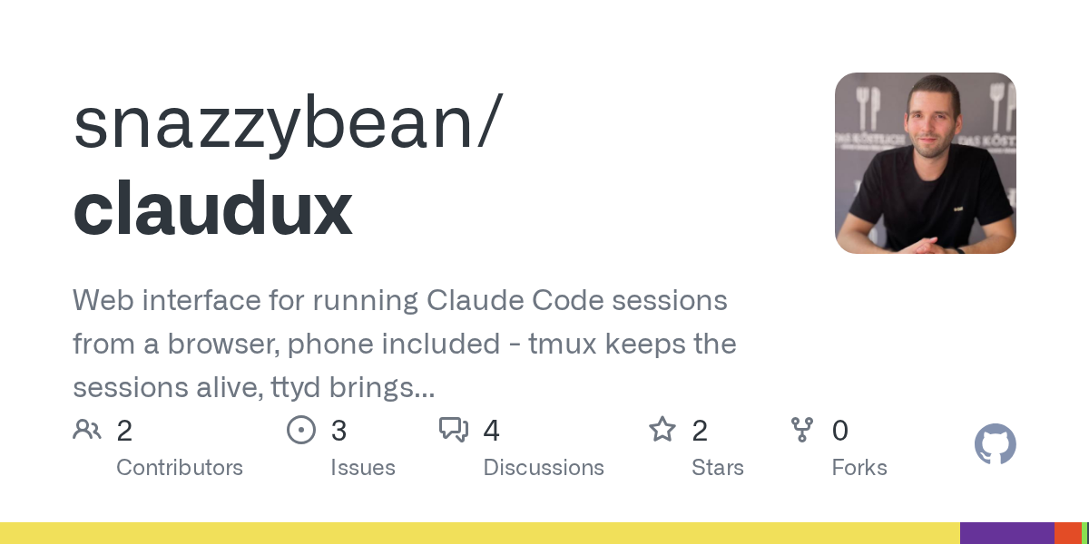 Claudux — Development skill for Claude Code