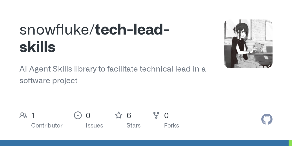 Tech Lead Skills — AI skill for Claude Code