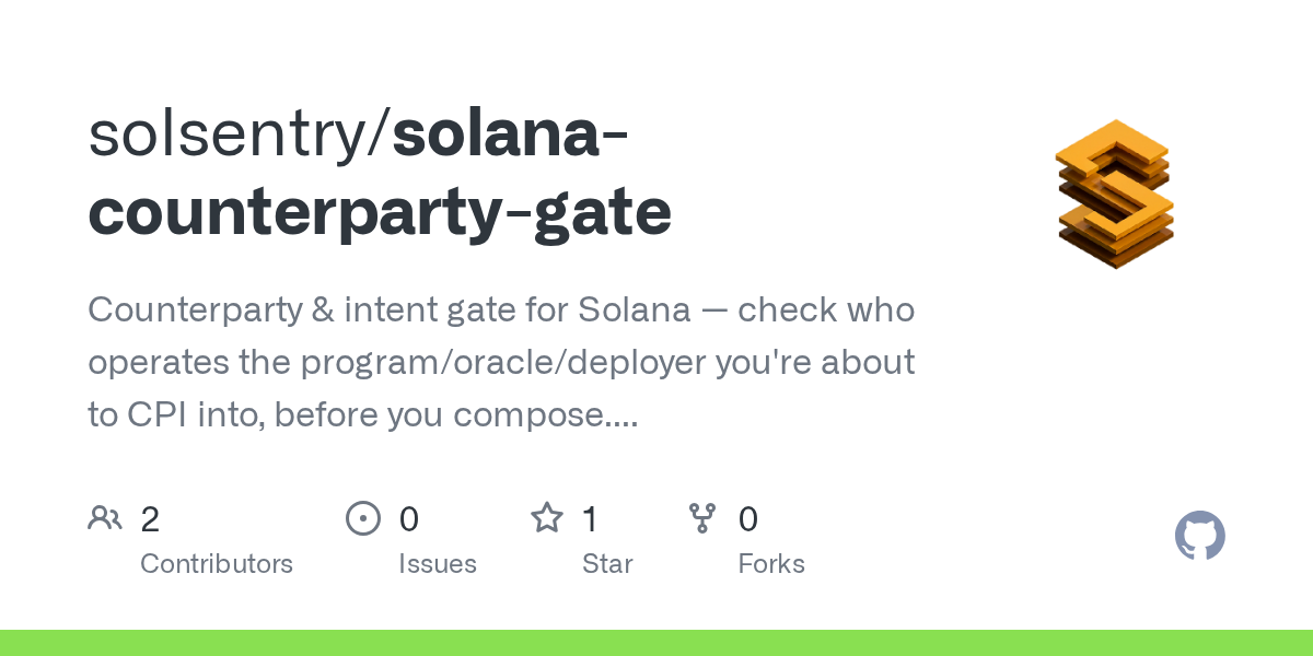 Check Counterparty — Development skill for Claude Code
