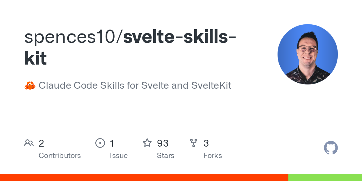 Svelte Skills Kit — Development skill for Claude Code