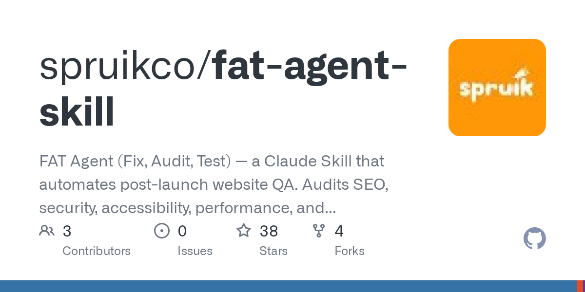 Fat Agent Skill — Security skill for Claude Code