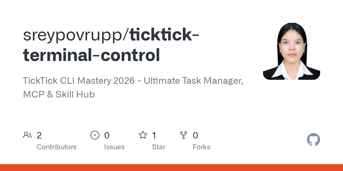 Ticktick Terminal Control — Productivity skill for Claude Code