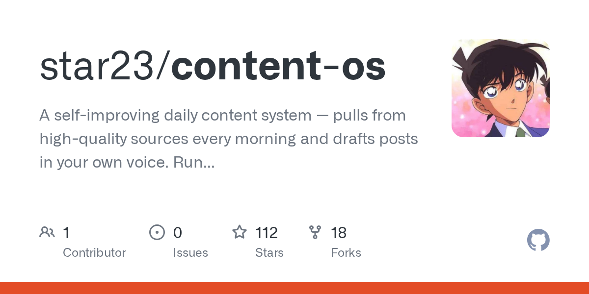 Content OS — Development skill for Claude Code