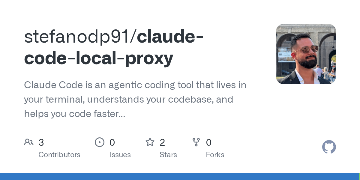 Claude Code Local Proxy — Git skill for Claude Code
