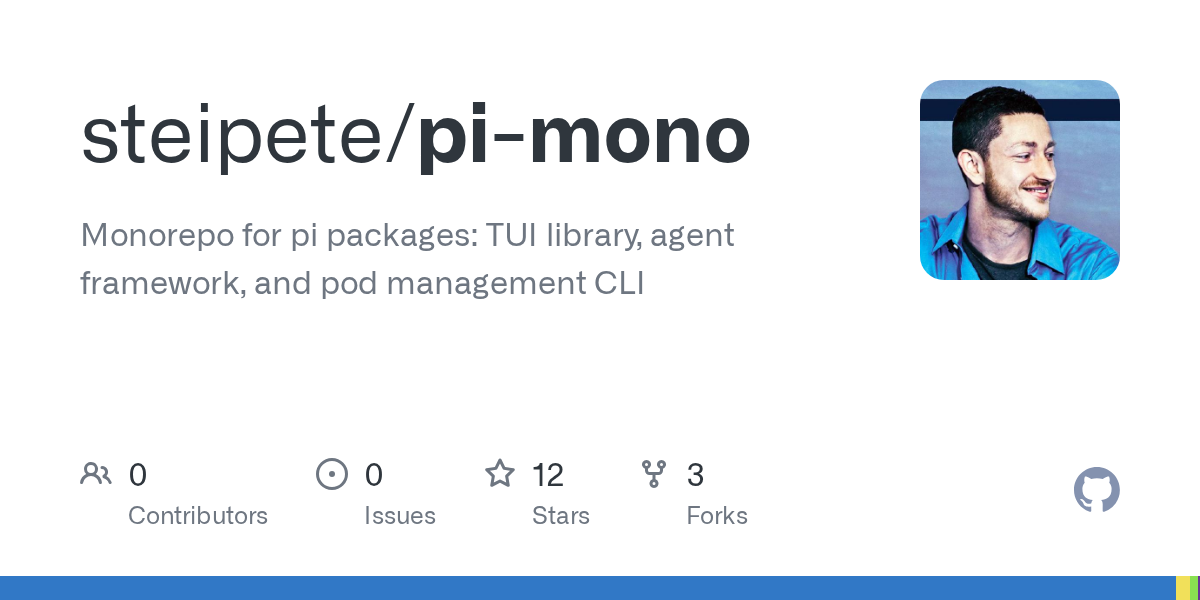 Pi Mono — Development skill for Claude Code