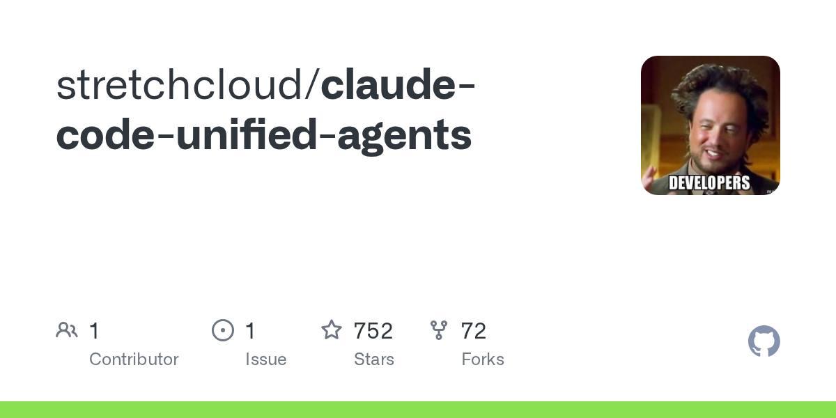 Claude Code Unified Agents — Development agent for Claude Code