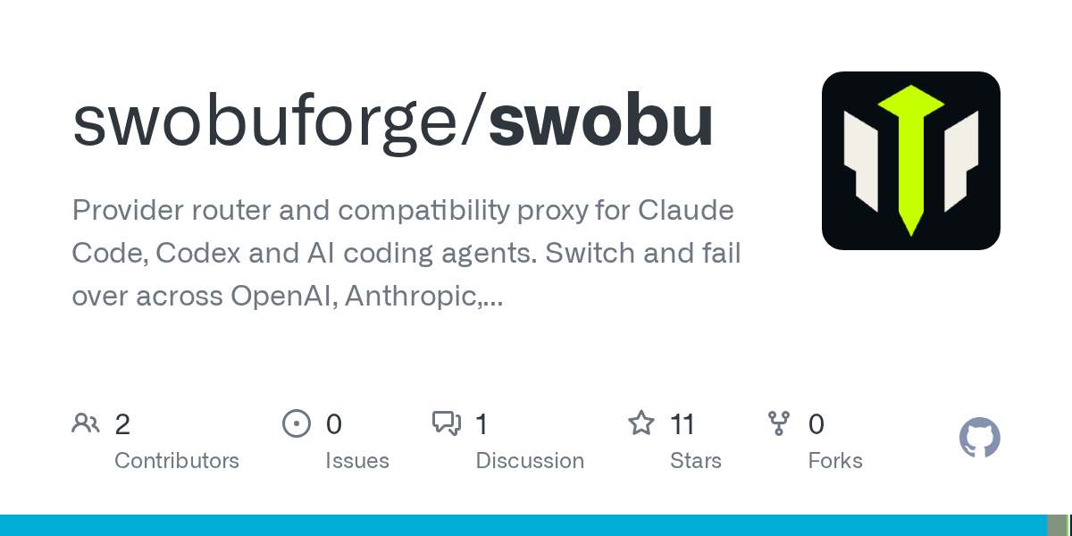 Swobu — DevOps skill for Claude Code