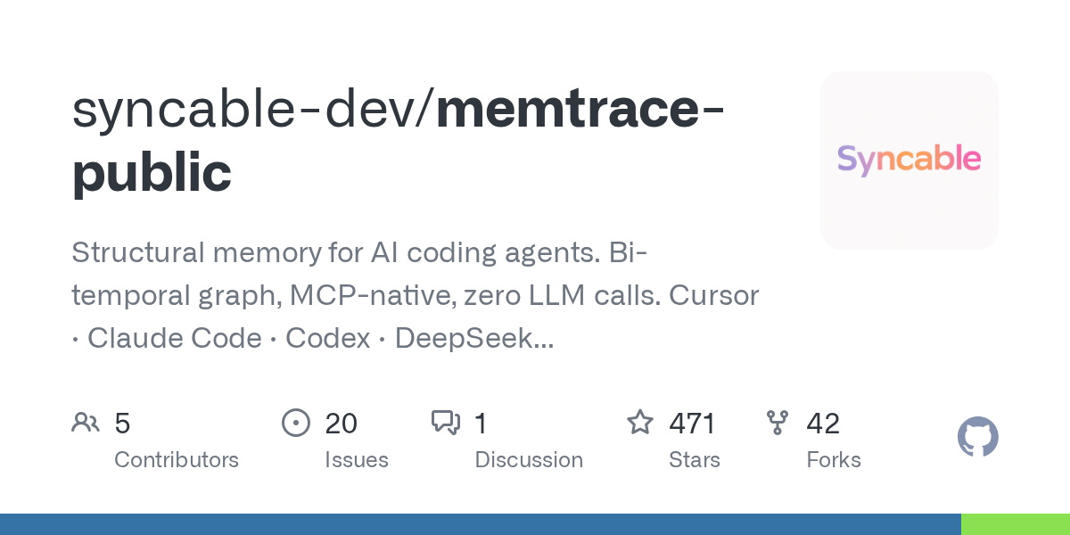 Memtrace Public — AI skill for Claude Code
