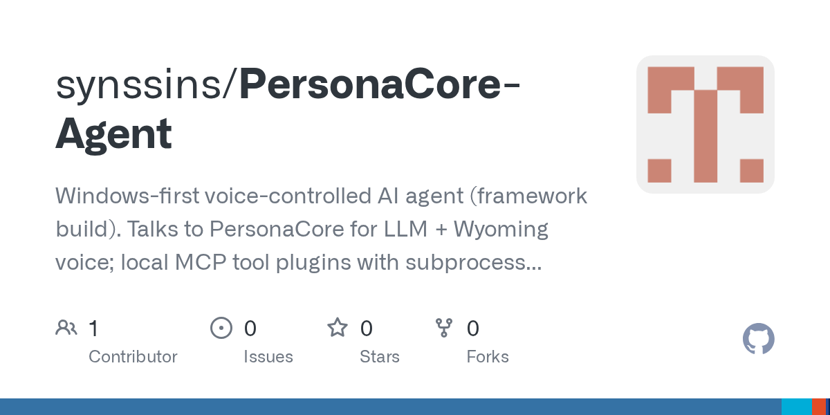PersonaCore Agent — AI skill for Claude Code