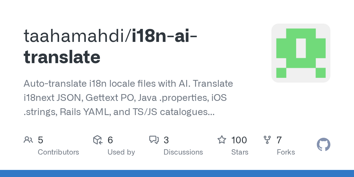 i18n AI Translate — AI skill for Claude Code