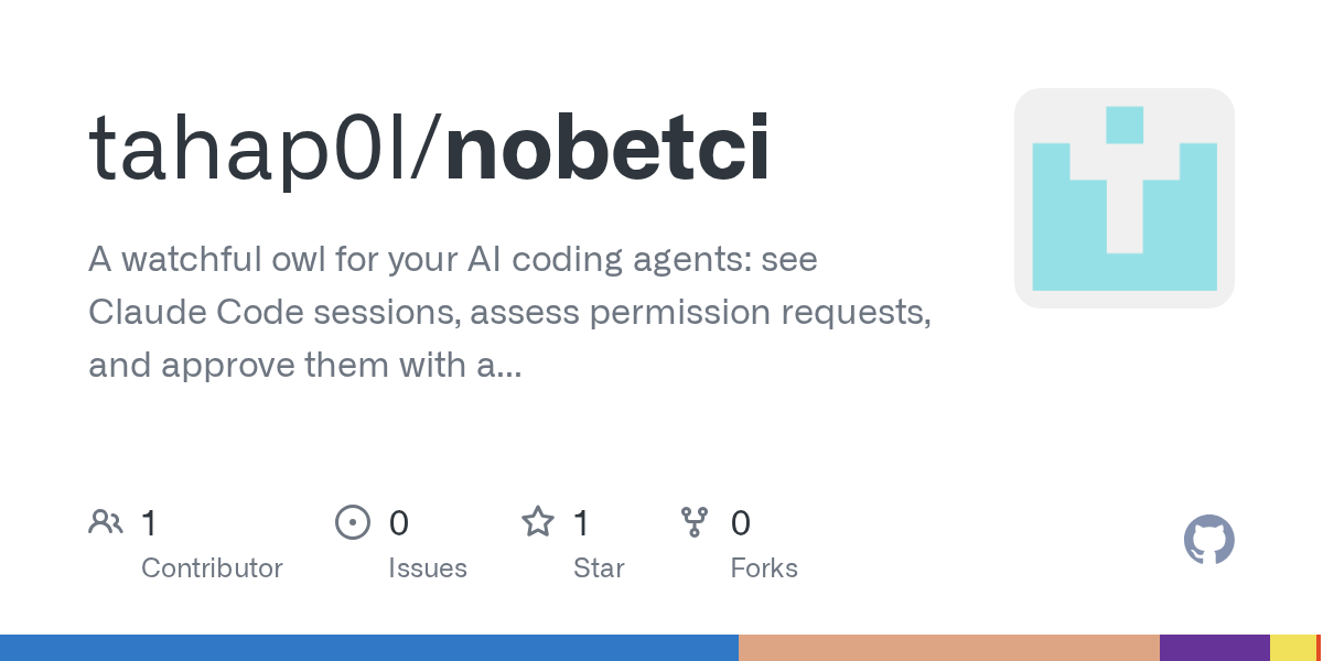 Nobetci — AI skill for Claude Code