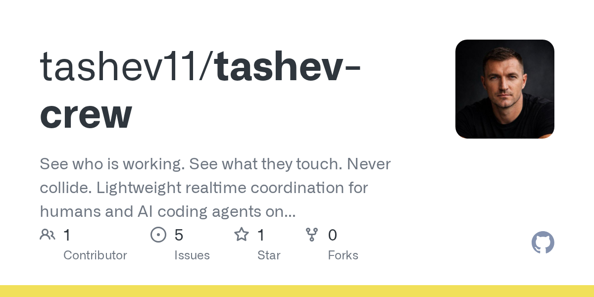 Tashev Crew — AI skill for Claude Code