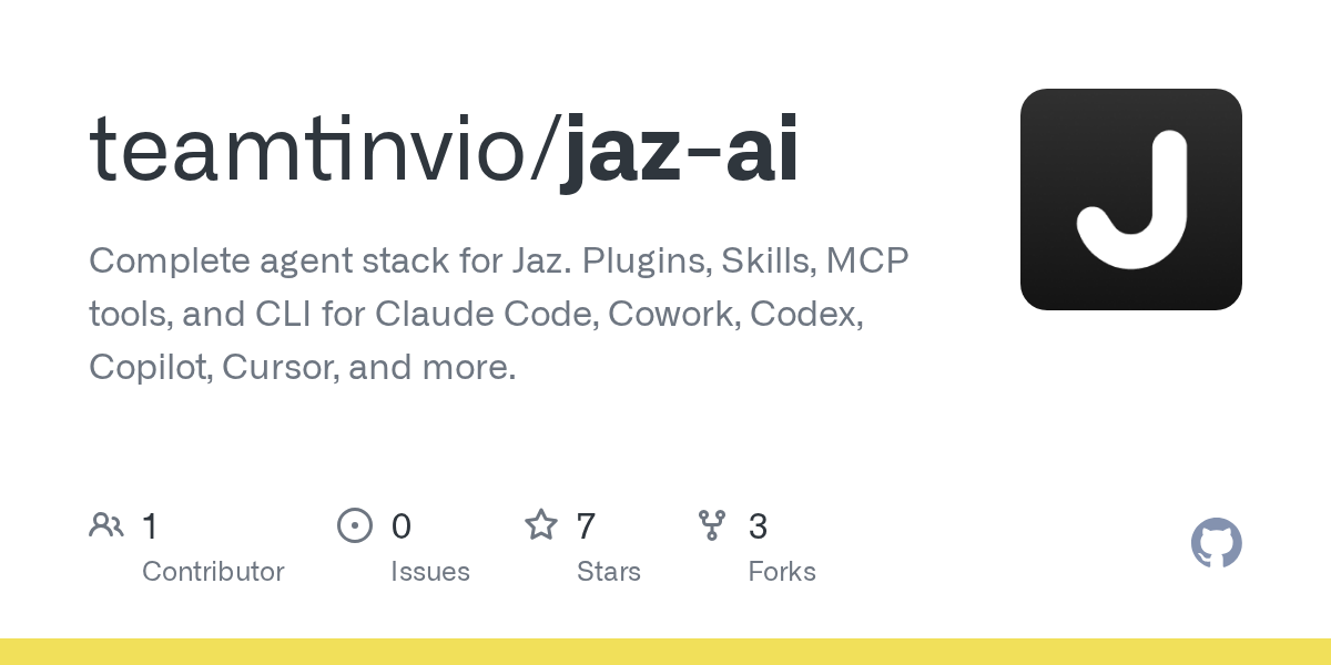 Jaz Recon — Development skill for Claude Code