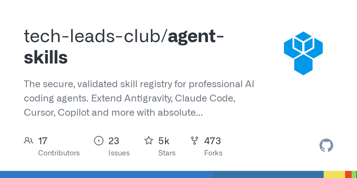 Tech Leads Agent Skills — Productivity skill for Claude Code