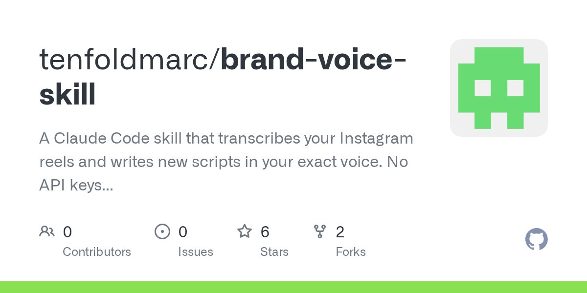 Brand Voice Skill — Communication skill for Claude Code