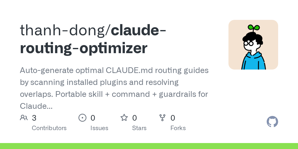 Optimize Routing — Development skill for Claude Code