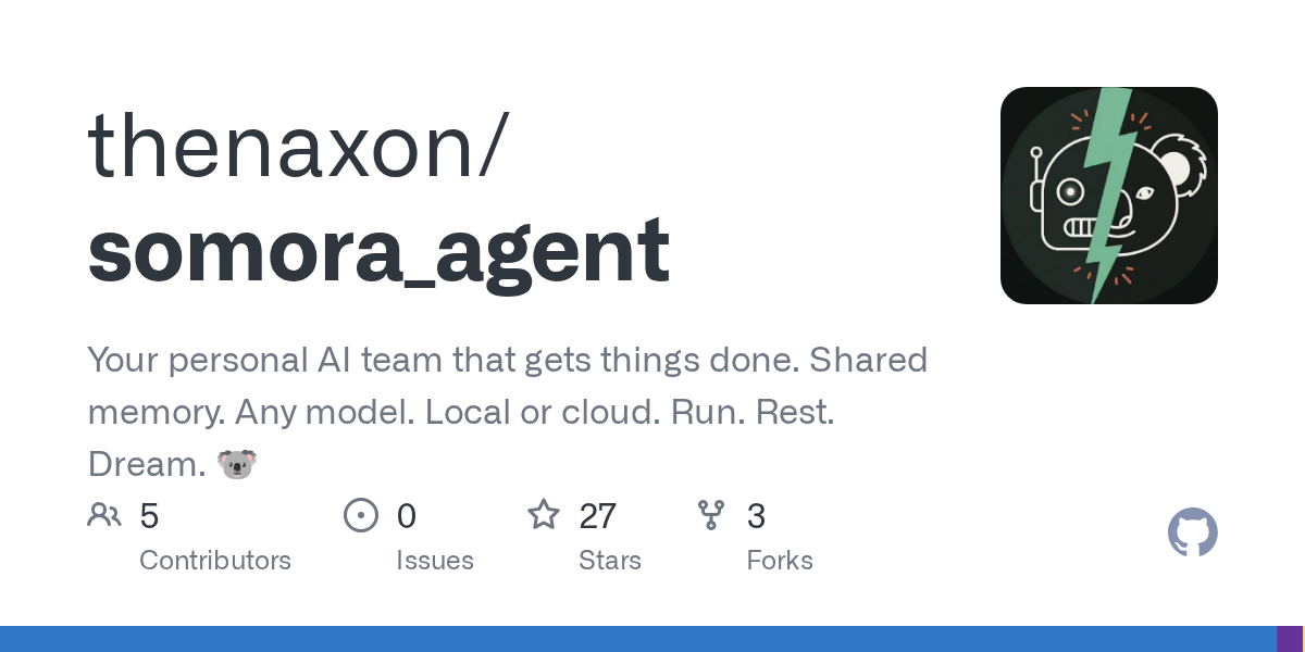 Somora Agent — AI skill for Claude Code