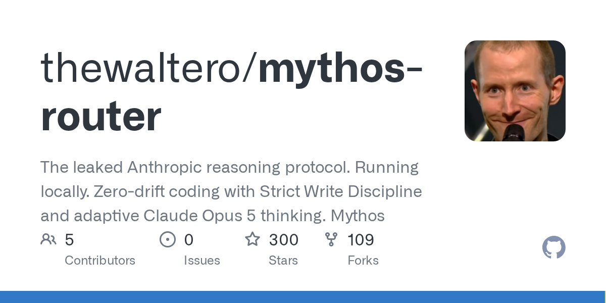 Mythos Router — Development skill for Claude Code