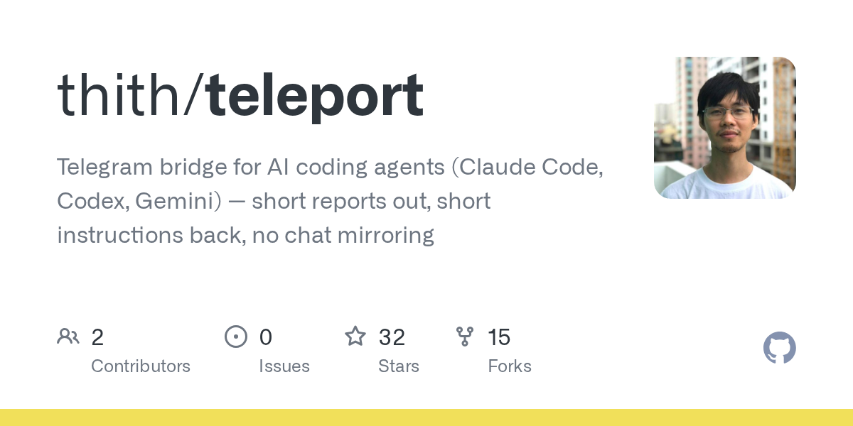 Teleport — AI skill for Claude Code