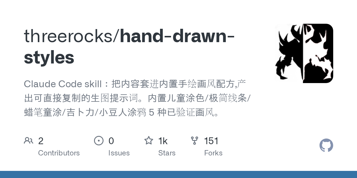 Hand Drawn Styles — Development skill for Claude Code