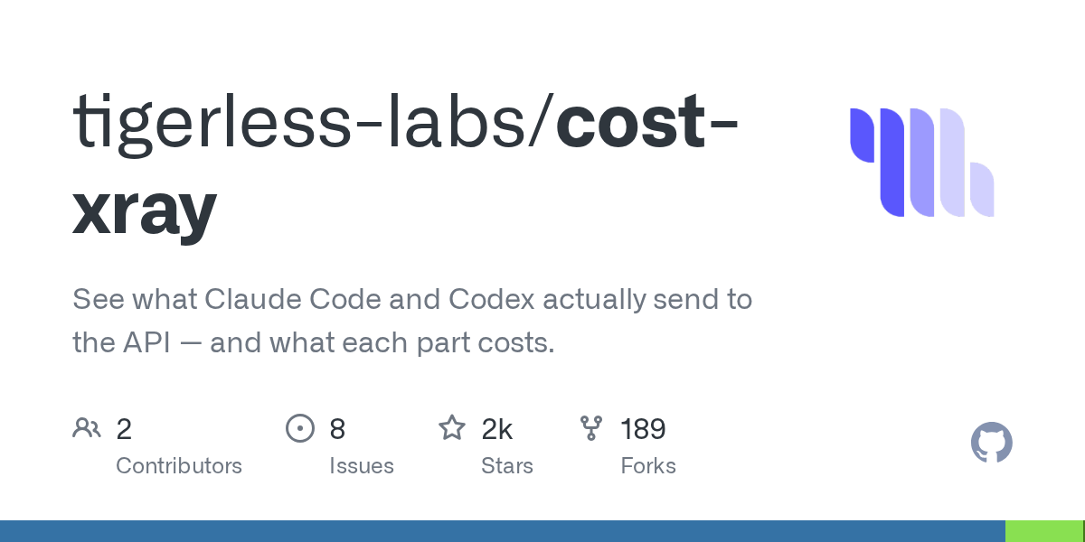 Cost Xray — Development skill for Claude Code
