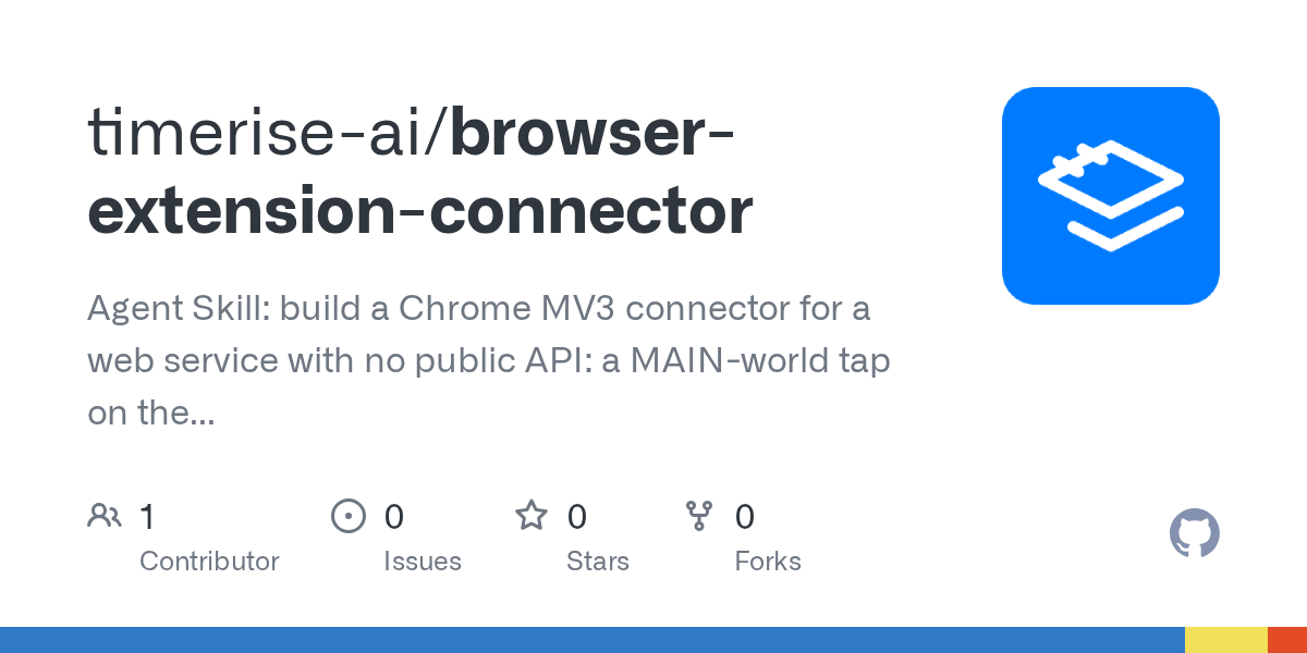 Browser Extension Connector — Development skill for Claude Code