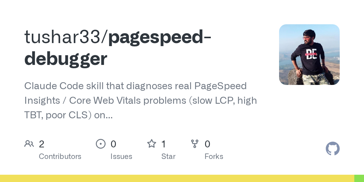 Pagespeed Debugger — Development skill for Claude Code