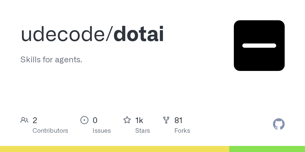 Dotai — AI skill for Claude Code