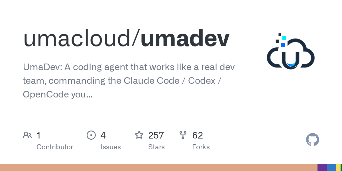 Umadev — Development skill for Claude Code