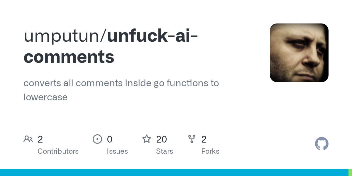 Unfuck AI Comments — AI skill for Claude Code