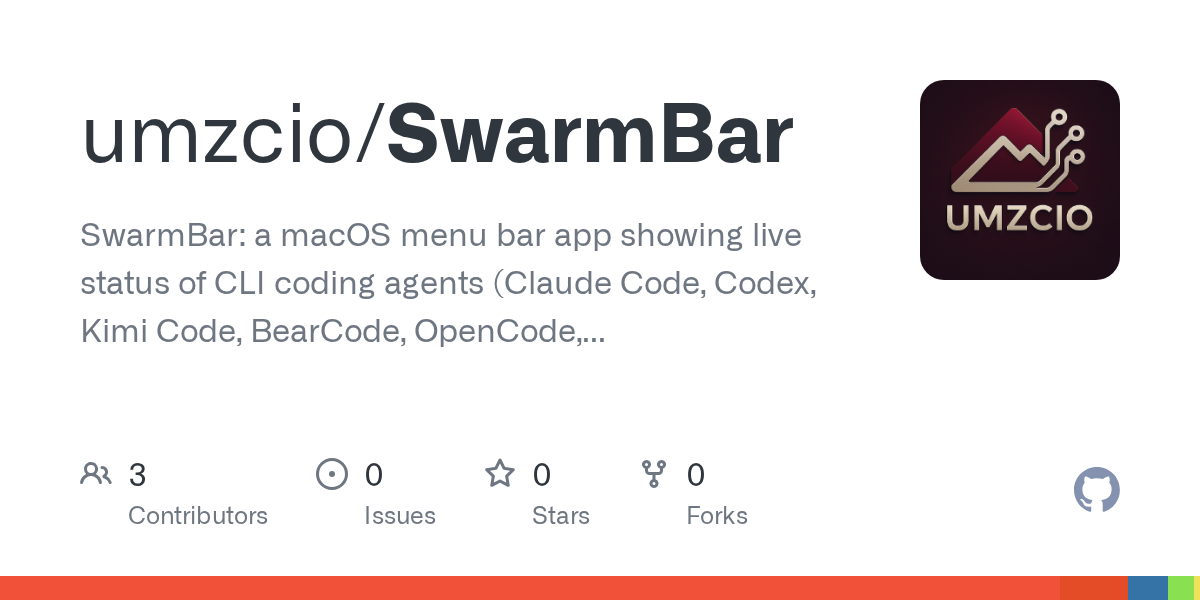 SwarmBar — Development skill for Claude Code