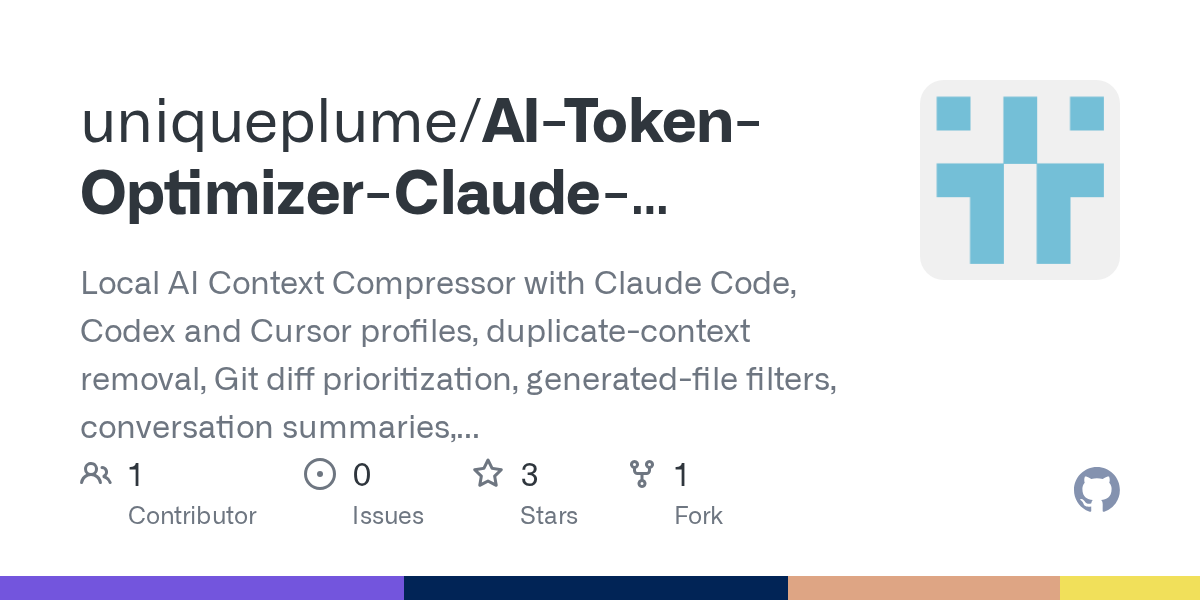 AI Token Optimizer Claude Codex Cursor — AI skill for Claude Code