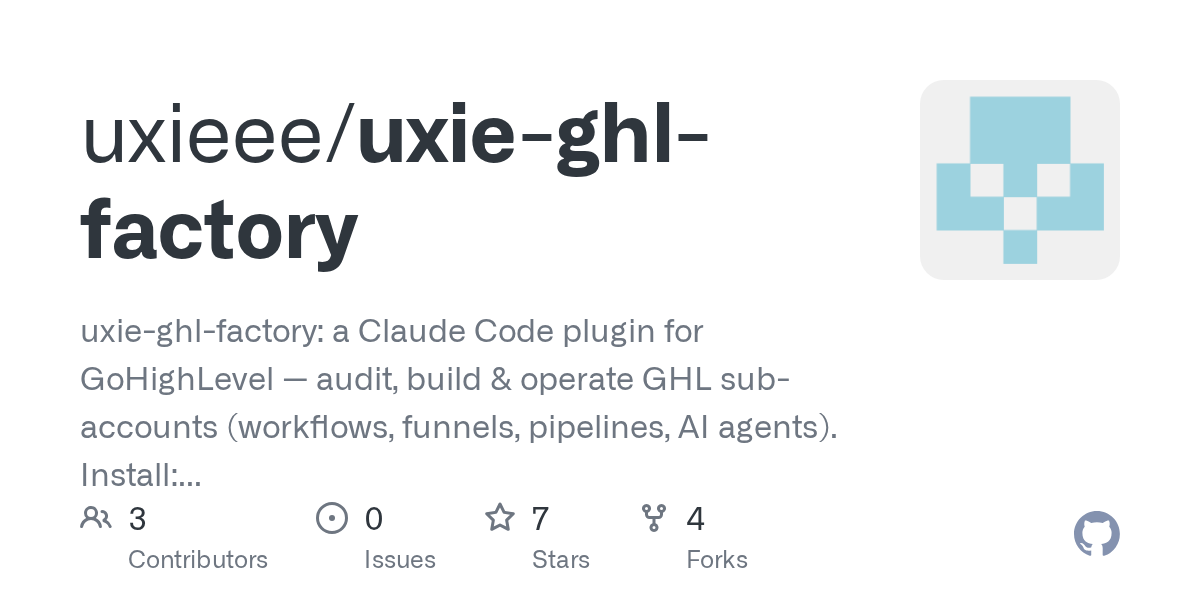 Uxie Ghl Factory — Security skill for Claude Code
