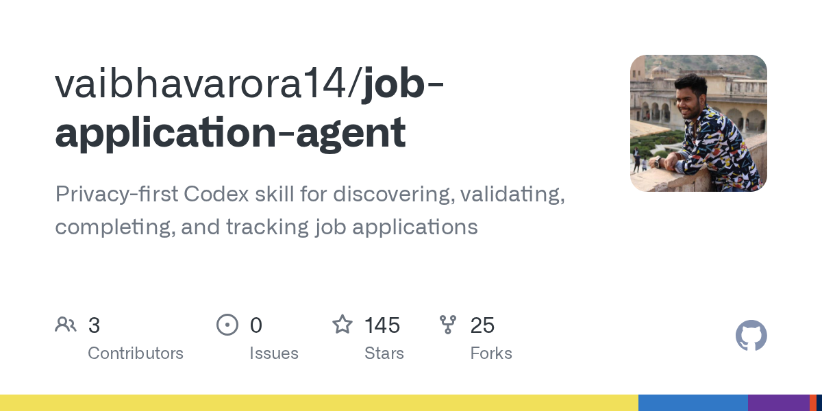 Job Application Agent — Development skill for Claude Code