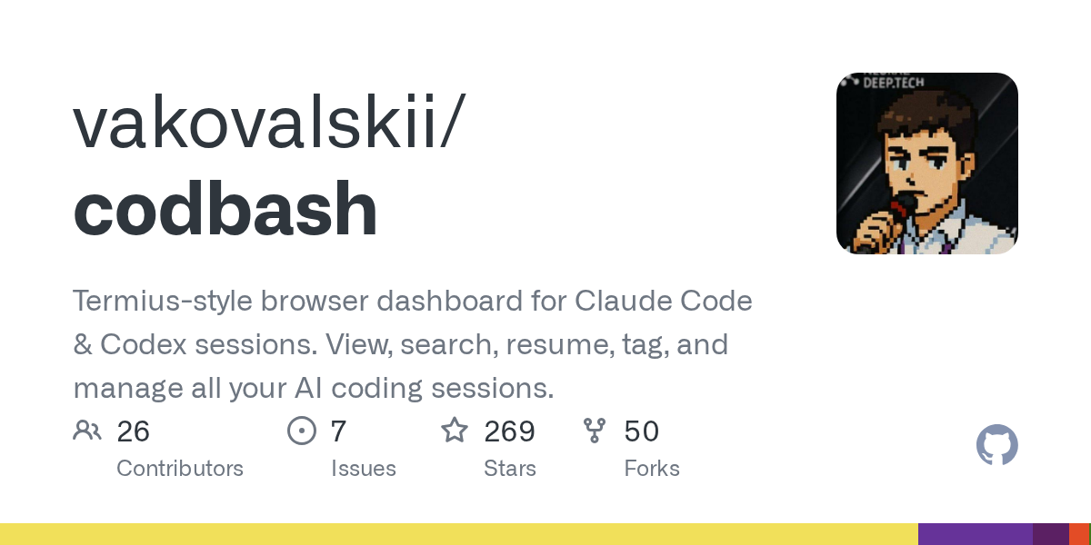 Codbash — AI skill for Claude Code