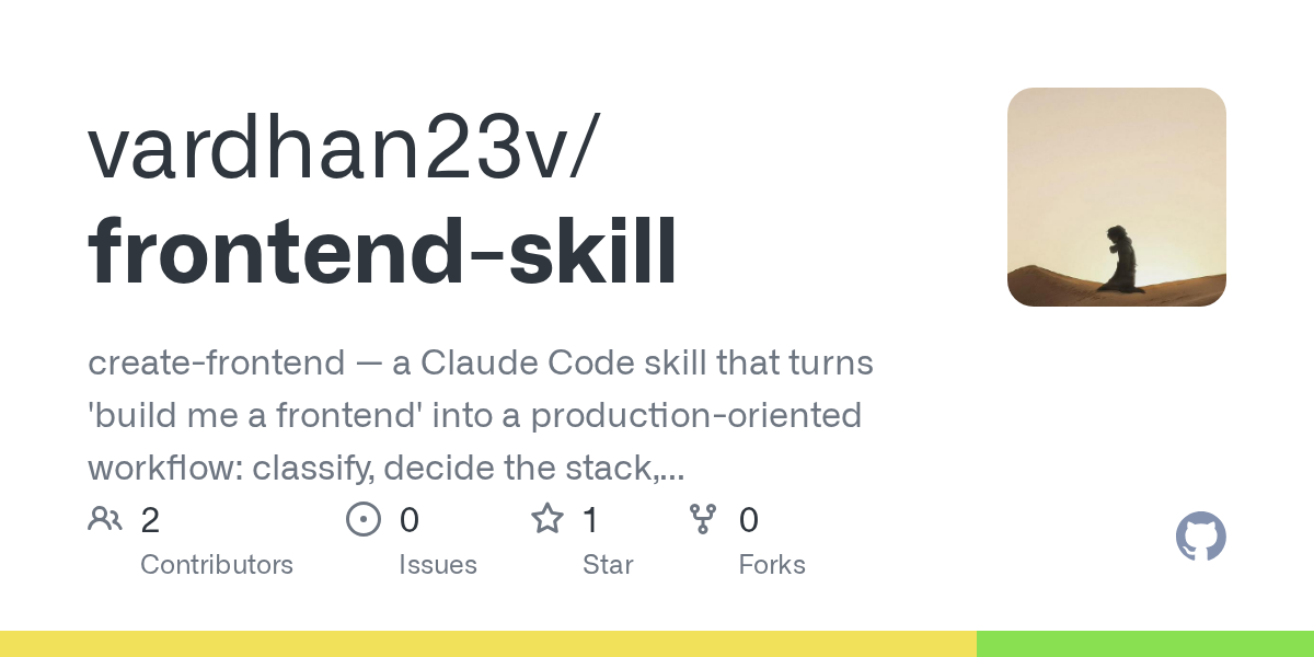 Front End Skill Claude Code — Git skill for Claude Code