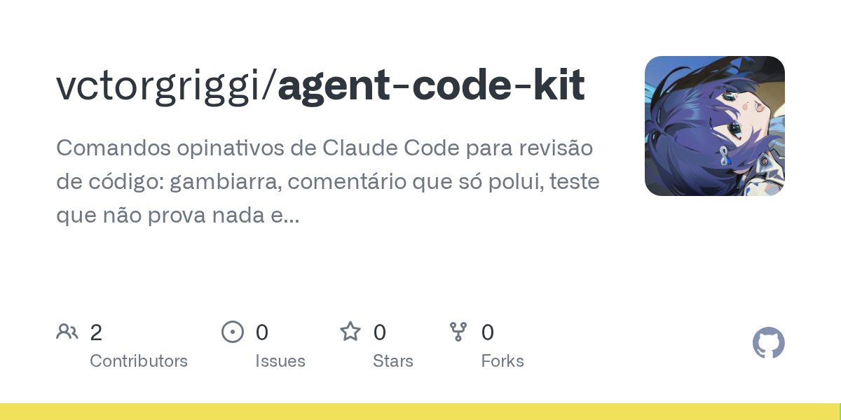 Agent Code Kit — Git skill for Claude Code