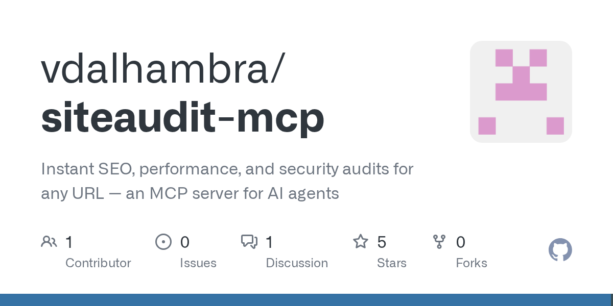 Siteaudit MCP — Security skill for Claude Code