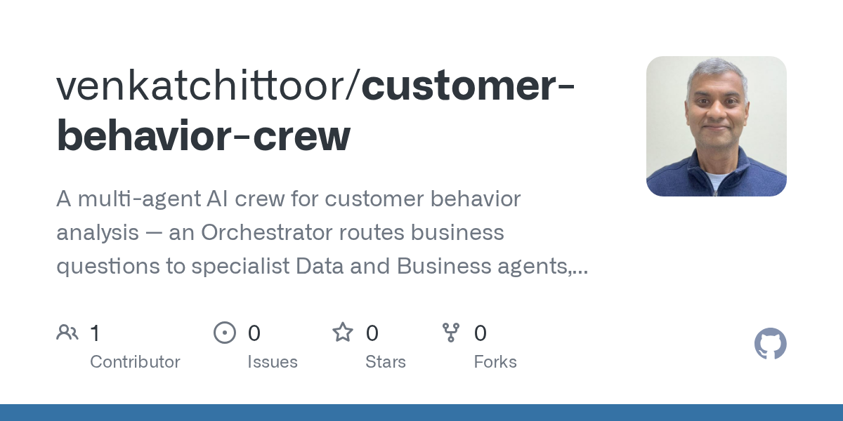 Customer Behavior Crew — Data skill for Claude Code